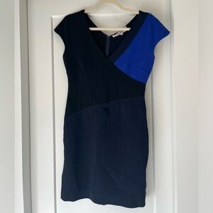 Diane Von Furstenberg Colorblock Dress